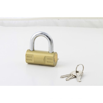 Top Quality Solid Steel Body Hammer Style Iron Padlock Brass Painted